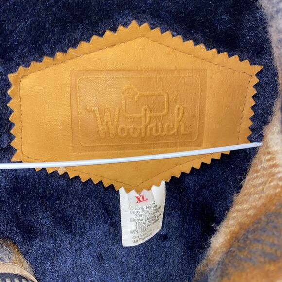 Woolrich Wool Mackinaw Cruiser Jacket Men’s XL Lined Coat Zip Plaid USA - Picture 8 of 12